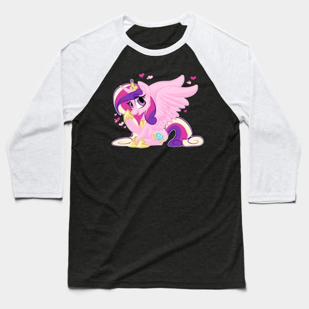 Princess of Love Baseball T-Shirt by Jenneigh